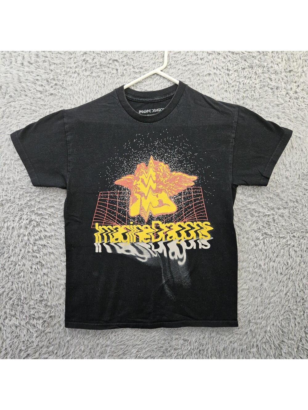 IMAGINE DRAGONS T Shirt Medium Cherub Angel Mercury Tour 2022 *pin
